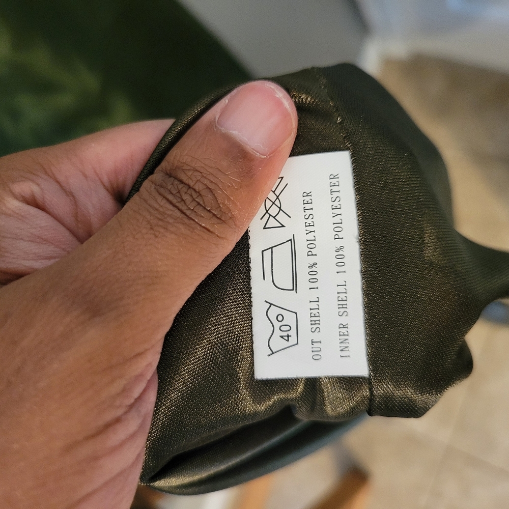 Revelry Elegant Olive Green Bardot Off-Shoulder Bridesmaid Dress. Size 6 - Picture 8 of 9